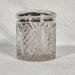 Antique Hallmarked Sterling Silver and Hob Nail Crystal Boudoir Jar London 1914