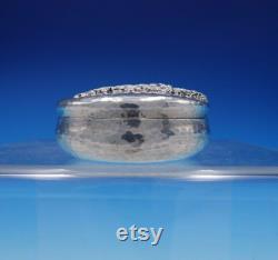 Antique Hammered and Applied by Gorham Sterling Silver Powder Jar 370 ( 3359)