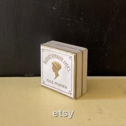 Antique Harriet Hubbard Ayer s Face Powder Box, Adorable Cardboard Box, 1900