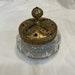Antique Jeweled Powder Trinket Jar
