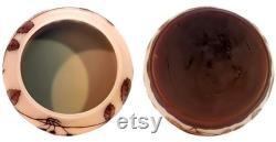 Antique LOETZ VELEZ Cameo Glass Puff Powder Box Art Nouveau Art Glass Vanity Boudoir Casket