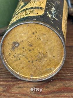 Antique Late 1800s Mennen's Borated Talcum Toilet Powder Tin Infant and Adult