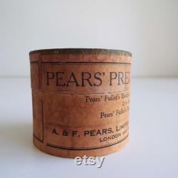 Antique Late Victorian Edwardian Era Pears Precipitated Fuller's Earth Dusting Powder Full Box Unopened Nursey and Toilet Powder