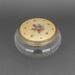 Antique Lenk Austria Guilloche Enamel Lid and Heavy Cut Glass Powder Jar, Vintage Vanity Decor, Wedding Gift for Bride