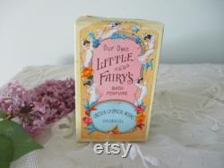 Antique Little Fairy's Bath Perfume Powder Advertising Box in Original Package Bathroom Decor c1920's