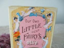 Antique Little Fairy's Bath Perfume Powder Advertising Box in Original Package Bathroom Decor c1920's