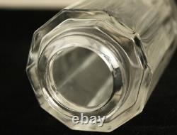 Antique Mappin & Webb Sterling Silver Glass Vanity Dresser Jar & Powder Box