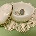 Antique Milk Glass Powder Box Dithridge and Co 1890's Victorian Milk Glass Powder Box -Victorian Lidded Vanity Dish Jewelry Dish Ring Holder