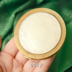 Antique Powder Box, Pill Box Vintage, Powder Compact Mirror