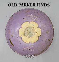 Antique Powder Compact, Vintage Face Powder Compact, Gardenia Face Powder, Langlois New York,