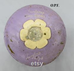 Antique Powder Compact, Vintage Face Powder Compact, Gardenia Face Powder, Langlois New York,