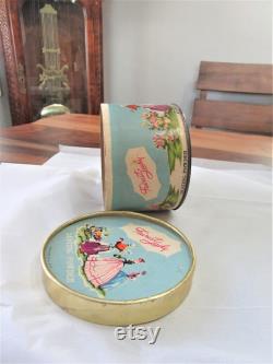 Antique Powder- Vintage Dusting Powder- Vanity Bedroom- Décor- Shabby Chic- Cottage- Country French Granny Chic- MCM- 1950's- Retro