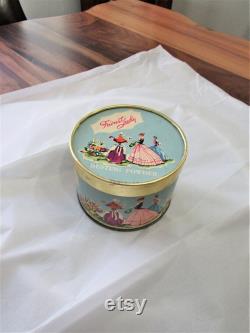 Antique Powder- Vintage Dusting Powder- Vanity Bedroom- Décor- Shabby Chic- Cottage- Country French Granny Chic- MCM- 1950's- Retro