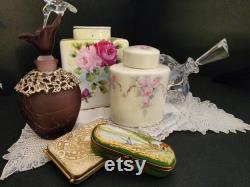 Antique Prussia Porcelain Powder Cream Container