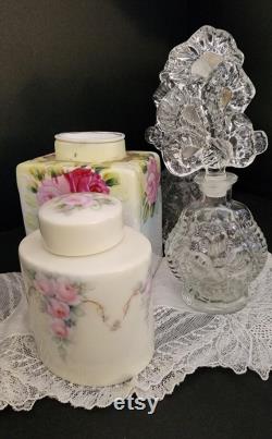 Antique Prussia Porcelain Powder Cream Container