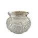 Antique R W and Sons Sterling Silver Cut Glass Powder Jar