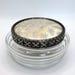Antique Regent of London Glass Powder Box with Ornate Lid Vanity Table Accessory