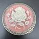 Antique Silver 875 Roses Powder Box Soviet Era