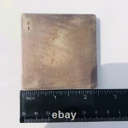 Antique Silver Ladies Powder Box 1950s