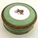 Antique Vanity Jar Compact Hand Painted