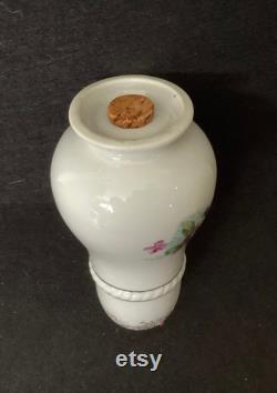 Antique Victorian Floral Porcelain Powder Shaker 6