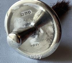 Antique Victorian Silver and Cut Glass Powder Jar From General A.M. Gray U.S.M.C.