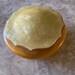 Antique vanity powder box covered celluloid,trinkets box,boudoir,cotton balls box,20s decor