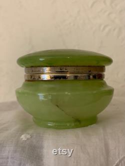 Apple Jade Vanity Jar