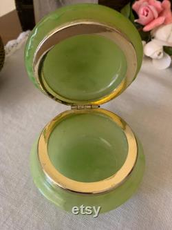 Apple Jade Vanity Jar