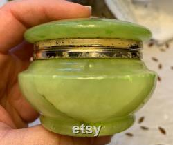 Apple Jade Vanity Jar