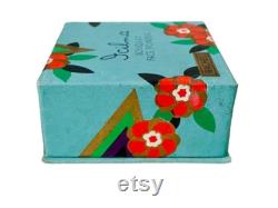 Art Deco 1940's Icilma Bouquet Face Powder Box Unused and Full