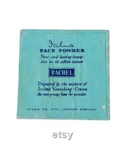Art Deco 1940's Icilma Bouquet Face Powder Box Unused and Full