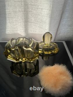 Art Deco Austrian Crystal Trinket/Powder Box MINT