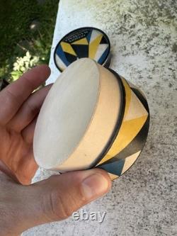 Art Deco Cosmetics Denton's Products inc New York Magnesia Face powder Round Box