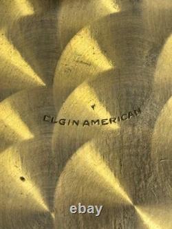 Art Deco Elgin American Compact Greek Key Design Mirrored Powder Box