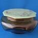 Art Deco Glass Powder Jar With Celluloid Lid