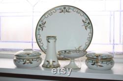 Art Deco Nippon Vanity Set 7 Pc Set Vintage 1920s