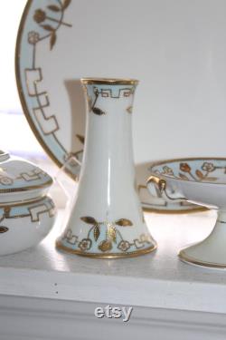 Art Deco Nippon Vanity Set 7 Pc Set Vintage 1920s