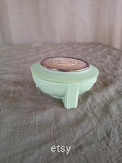Art Deco Powder Box. Vintage Powder Box. Greek Revival Powder Box.
