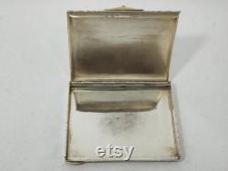 Art Deco Silver 925 Hinged Lid Box Case