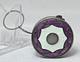 Art Deco Sterling Silver Compact With Finger Ring Mirrored Pressed Powder Box