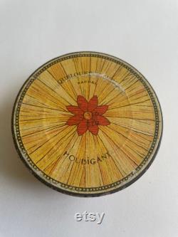 Art Deco style Houbigant Paris, empty Powder box, trinket gifts