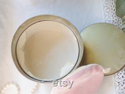 Avon Metal Dusting Powder Box, Avon Jasmine Body Powder Can, Empty Powder Tin with Puff, 40s