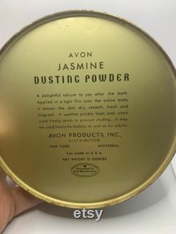 Avon Powdering Box Tin Jasmine