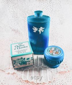 Avon Rapture Perfumed Talc and Gather a Garden Sachet