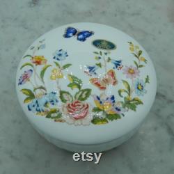 Aynsley Cottage Garden Powder Trinket Box 5 Rd.
