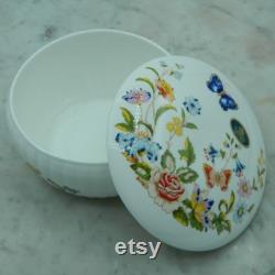 Aynsley Cottage Garden Powder Trinket Box 5 Rd.