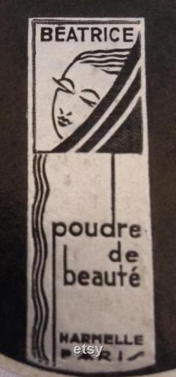 BEATRICE Poudre de Beauté Harmelle Paris RARE Unopened in box intact excellent condition ca. 1920 Art Deco