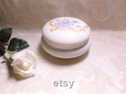 Bawo And Dotter Elite S M Limoges France Bisque Porcelain Handpainted Powder Box Floral Design Gold Detail Always FREE Domestic SHIPPING