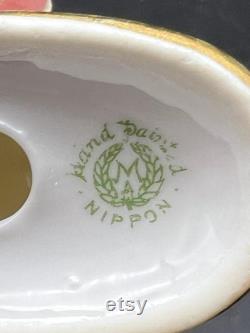 Beautiful Antique Vanity Powder Shaker Nippon Hand Painted